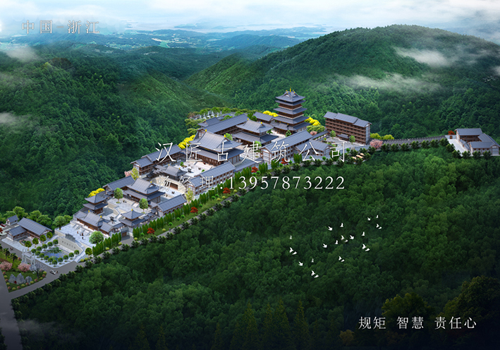 寧波仿古建筑公司，寺廟設計施工裝修，展現古建新活力